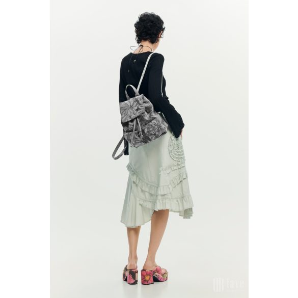 Desigual ● Backpack mini ● szürke mintás mini hátizsák