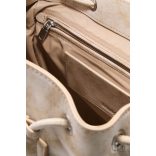 Desigual ● Backpack mini ● bézs hímzett  mini hátizsák