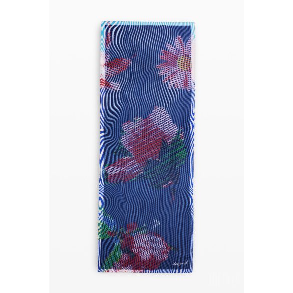Desigual ● Foulard ● kék mintás sál