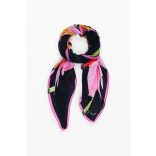 Desigual ● Foulard ● fekete virágmintás sál