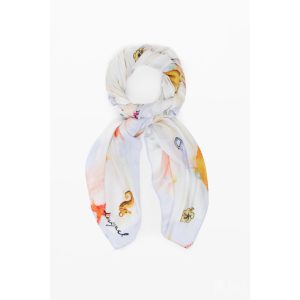 Desigual ● Foulard ● fehér virág mintás sál