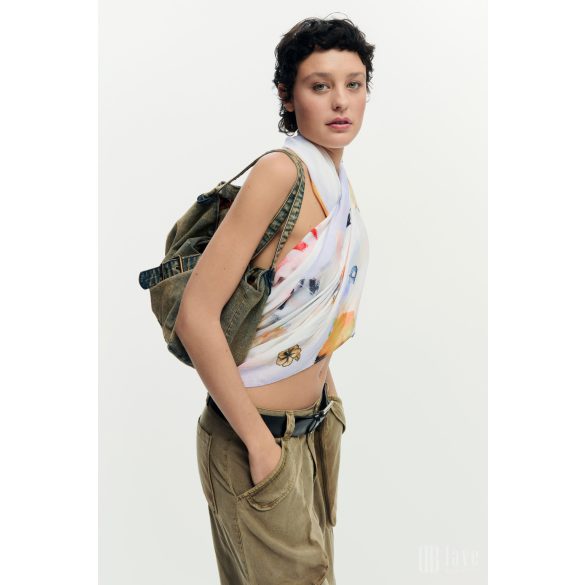 Desigual ● Foulard ● fehér virág mintás sál