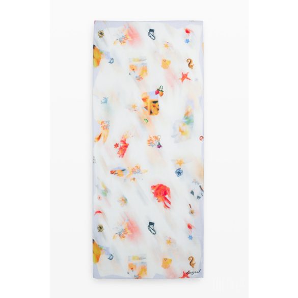 Desigual ● Foulard ● fehér virág mintás sál