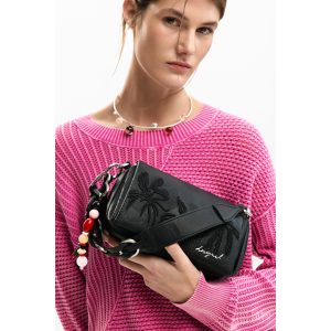 Desigual ● Across Body bag ● fekete nyomott mintás válltáska