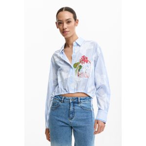 Desigual ● Shirt ● kék csíkos hosszú ujjú ing 