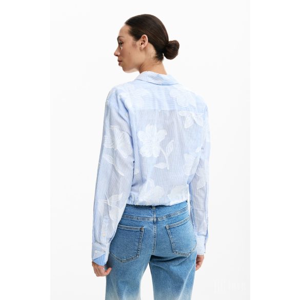 Desigual ● Shirt ● kék csíkos hosszú ujjú ing 