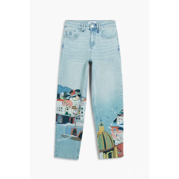 Desigual ● Denim ● világoskék mintás farmer
