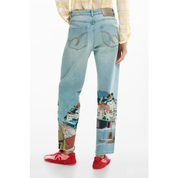 Desigual ● Denim ● világoskék mintás farmer