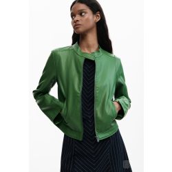 Desigual ● Jacket ● zöld műbőr dzseki
