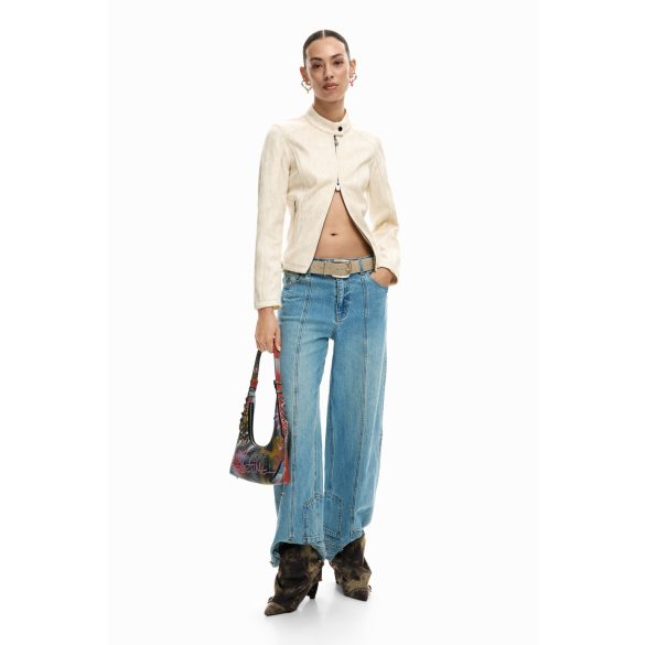 Desigual ● Jacket ● natúrszínű műbőr dzseki