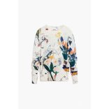 Desigual ● Pullover ● fehér színes mintás hosszú ujjú kötött pulóver