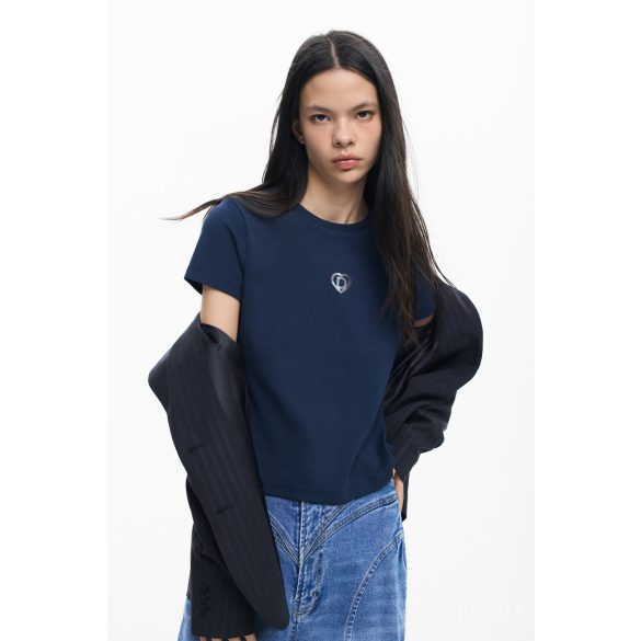 Desigual ● T-Shirt ● sötétkék rövid ujjú póló
