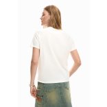 Desigual ● T-Shirt ● fehér mintás rövid ujjú póló