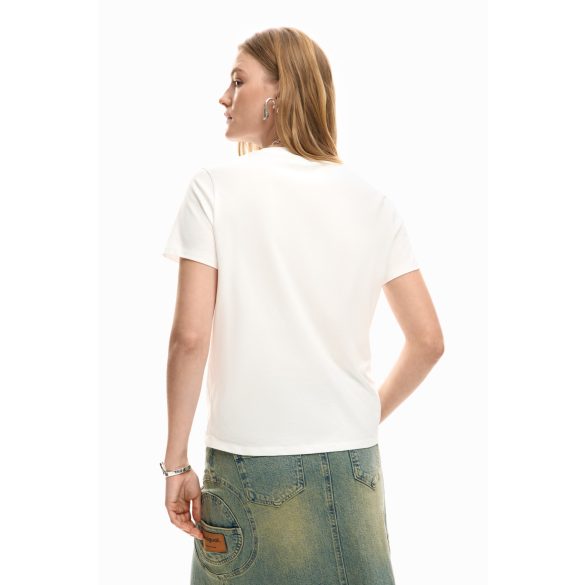 Desigual ● T-Shirt ● fehér mintás rövid ujjú póló