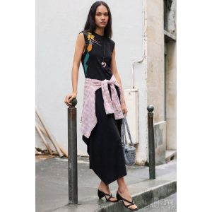 Desigual ● Dress ● fekete aszimmetrikus mintás ruha