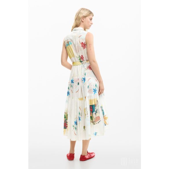 Desigual ● Dress ● színes ujjatlan maxi ingruha 