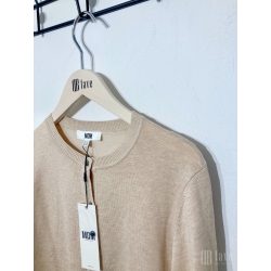   Md'M ● Knitted Cardigan ● bézs kötött hosszú ujjú kardigán