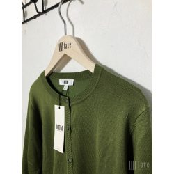   Md'M ● Knitted Cardigan ● zöld kötött hosszú ujjú kardigán