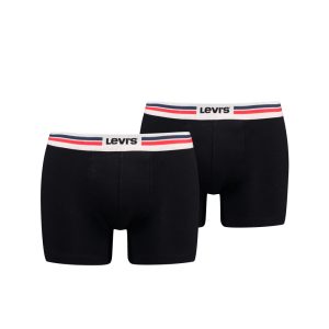 Levi's ● Placed Logo Boxer ● fekete boxeralsó (2db-os)