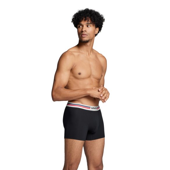 Levi's ● Placed Logo Boxer ● fekete boxeralsó (2db-os)