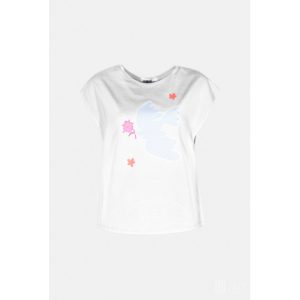 Md'M ● T-shirts ● fehér mintás rövid ujjú póló
