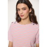 Md'M ● T-shirts ● piros csíkos rövid ujjú póló