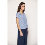 Md'M ● T-shirts ● kék csíkos rövid ujjú póló
