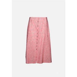 Md'M ● Skirts ● piros csíkos midi szoknya