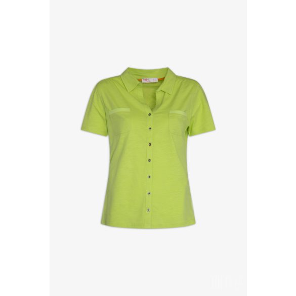 Md'M ● T-shirts ● limezöld galléros rövid ujjú póló