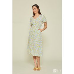 Md'M ● Dresses ● mintás rövid ujjú midi ruha