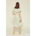 Md'M ● Dresses ● mintás rövid ujjú midi ruha