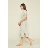 Md'M ● Dresses ● mintás rövid ujjú midi ruha