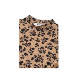 Mads Nørgaard ● Flower Mesh Drusella ● barna alapon fekete virágmintás hosszú ujjú ruha