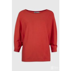   Md'M ● Sweater ● narancspiros kötött 3/4 ujjú pulóver