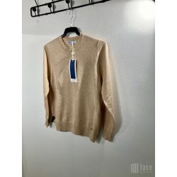   Md'M ● Sweater ● homokszínű kötött hosszú ujjú pulóver