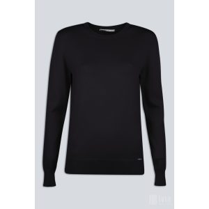 Md'M ● Sweater ● fekete kötött hosszú ujjú pulóver