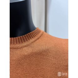   Md'M ● Sweater ● barna kötött hosszú ujjú pulóver