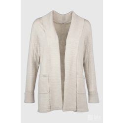   Md'M ● Knitted Cardigan ● bézs kötött hosszú ujjú kardigán