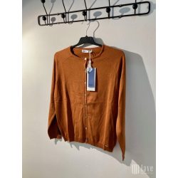   Md'M ● Knitted Cardigan ● barna kötött hosszú ujjú kardigán