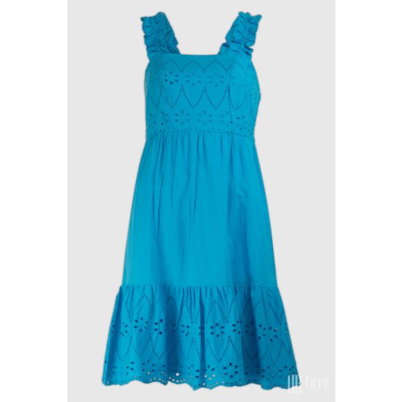 Md'M ● Dresses ● türkizkék madeira mintás pántos mini ruha