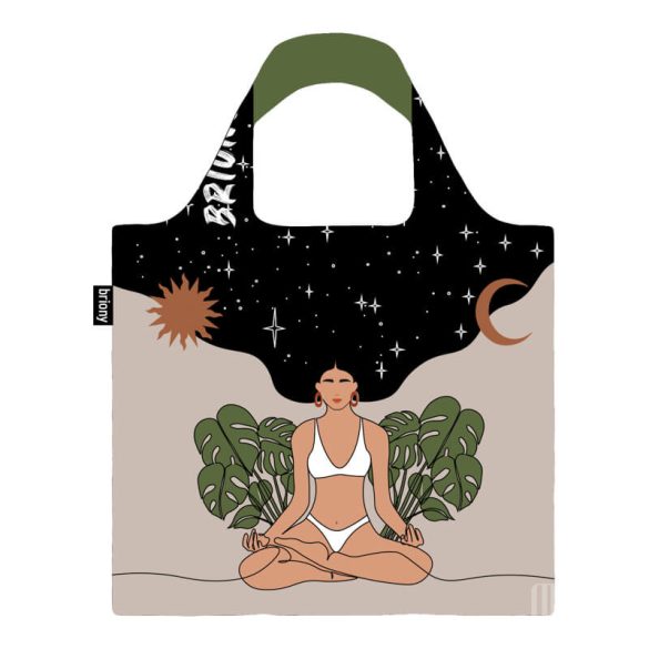 Briony ● Yoga girl and sky ● újrahasznosított táska