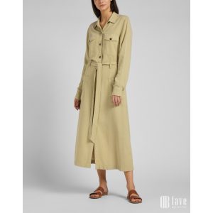 Lee ● Service Dress ● khaki midi ruha