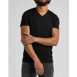 Lee ● Twin Pack V Neck ● fekete és fehér V-nyakú rövid ujjú póló csomag