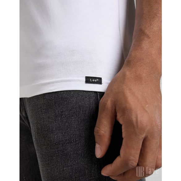 Lee ● Twin Pack V Neck ● fekete és fehér V-nyakú rövid ujjú póló csomag
