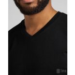 Lee ● Twin Pack V Neck ● fekete és fehér V-nyakú rövid ujjú póló csomag