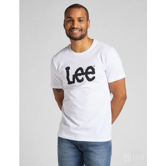 Lee ● Wobbly Logo Tee ● fehér rövid ujjú póló