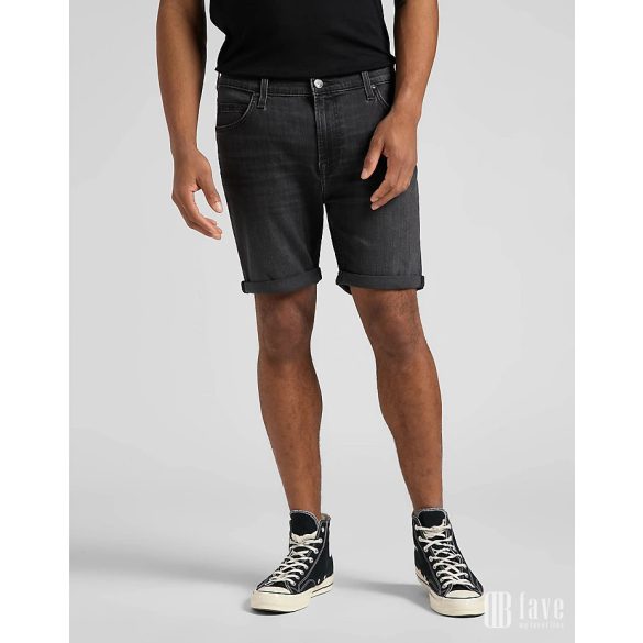 Lee ● Rider Short Slim ● fekete farmersort