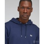 Lee ● Plain Hoodie ● sötétkék kapucnis pulóver