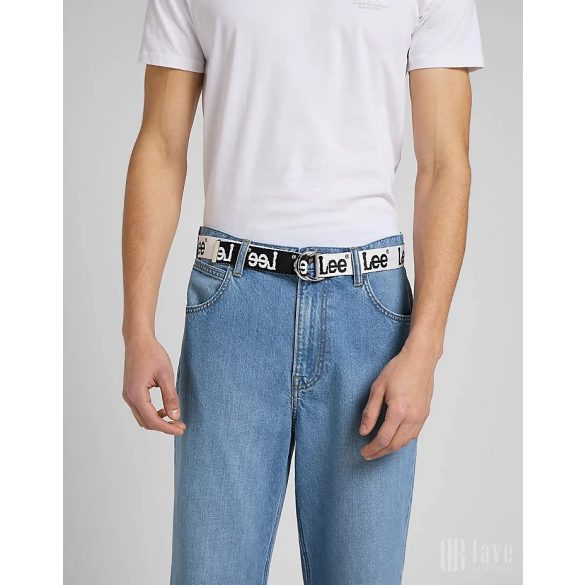 Lee ● Logo Belt ● fekete-fehér öv