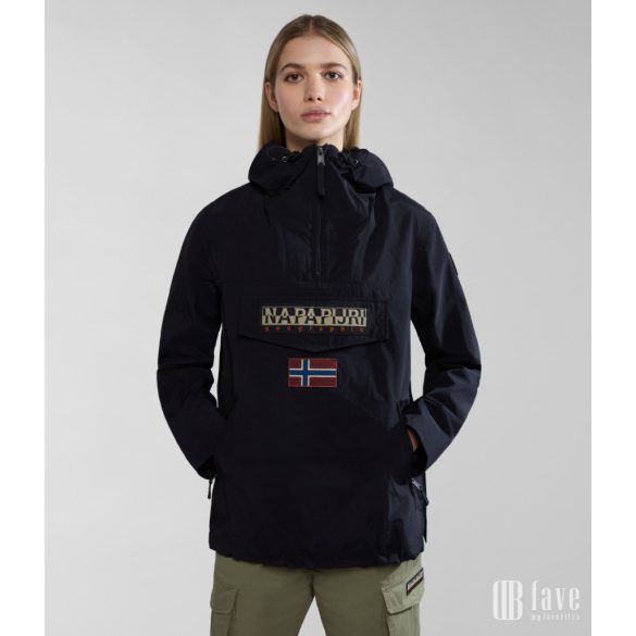 Napapijri ● Rainforest W Sum Pocket ● fekete zsebes anorákdzseki